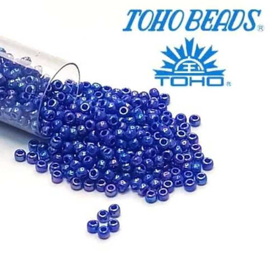 11/0 Toho - rocalla - Opaque Rainbow Navy Blue - 5gr. col.408 -  - Crystaldreams Abalorios