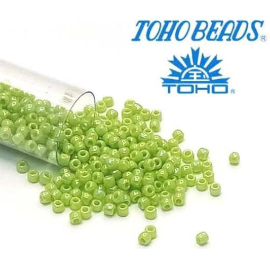 11/0 Toho - rocalla - Opaque Rainbow Sour Apple 5gr. col.408 -  - Crystaldreams Abalorios