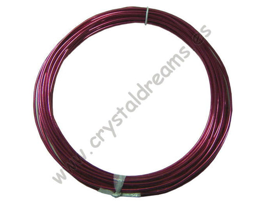 12 METROS - CABLE DE ALUMINIO - 1mm - FUCHSIA -  - Crystaldreams Abalorios