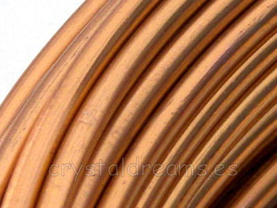 12 Metros de CABLE DE ALUMINIO - 2mm - LIGHT COPPER -  - Crystaldreams Abalorios