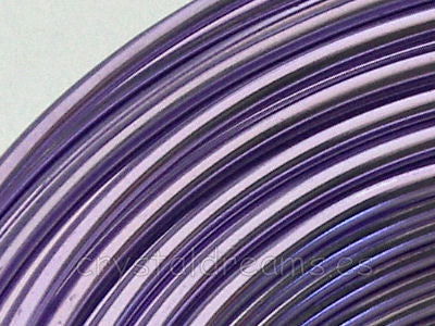 12 Metros de CABLE DE ALUMINIO - 2mm - LIGHT VIOLET -  - Crystaldreams Abalorios