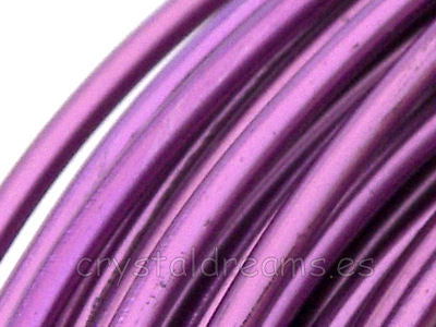 12 Metros de CABLE DE ALUMINIO - 2mm - VIOLET -  - Crystaldreams Abalorios