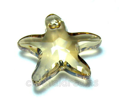 16mm Starfish 6721 Crystal Golden Shadow -  - Crystaldreams Abalorios