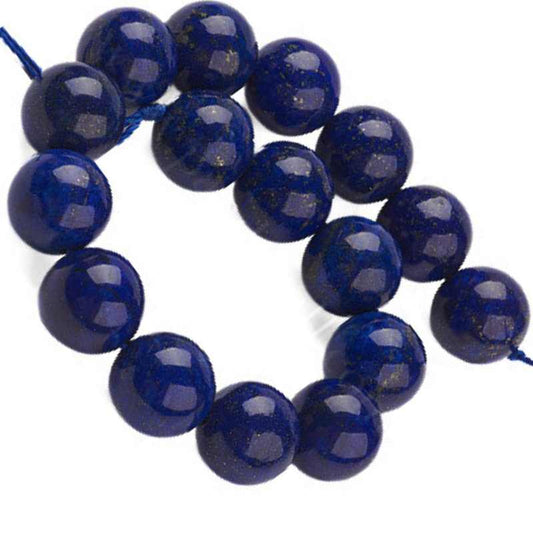 1x Lapis Lazuli natural teñido 12mm - 1mm - Blue -  - Crystaldreams Abalorios