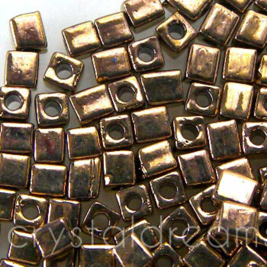 3mm Cubos MIYUKI - 5 gr. pack - Bronze -  - Crystaldreams Abalorios