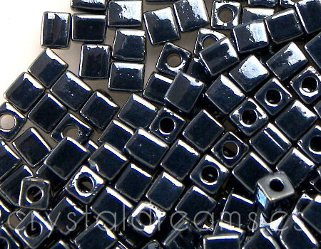 3mm Cubos MIYUKI - 5 gr. pack - Jet Hematite -  - Crystaldreams Abalorios