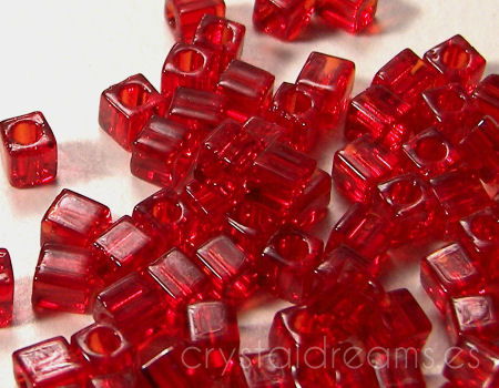 3mm Cubos MIYUKI - 5 gr. pack - Light Siam -  - Crystaldreams Abalorios