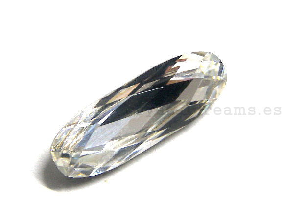 4161 Swarovski Elements® - 21x7mm - Crystal -  - Crystaldreams Abalorios
