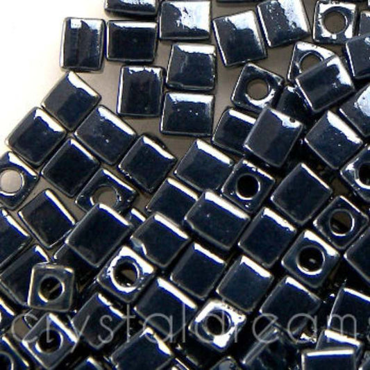 4mm Cubos MIYUKI - 5 gr. pack - Jet Hematite -  - Crystaldreams Abalorios