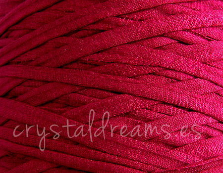 4mm Zpagetti cord - Wine x 1mt Trapillo -  - Crystaldreams Abalorios