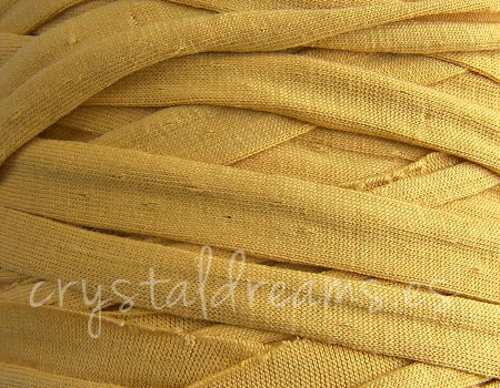 4mm Zpagetti cord - Yellow x 1mt Trapillo -  - Crystaldreams Abalorios