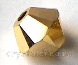 5328 4mm Crystal Aurum 2x -  - Crystaldreams Abalorios