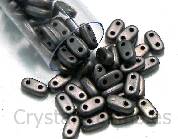 5 gr. Bar - Czech Mates - 6x2mm - Matte Metallic Leather -  - Crystaldreams Abalorios