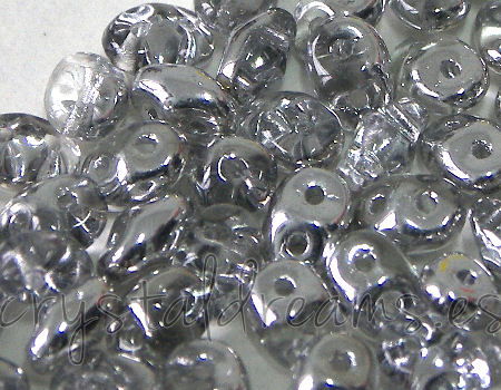 5 gramos Miniduo® 2 x 4mm - Agujeros:0,8mm Color: CRYST LABRADO -  - Crystaldreams Abalorios