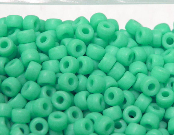 6/0 Matubo Beads - Green Turquoise Opaque - 5 gr. -  - Crystaldreams Abalorios