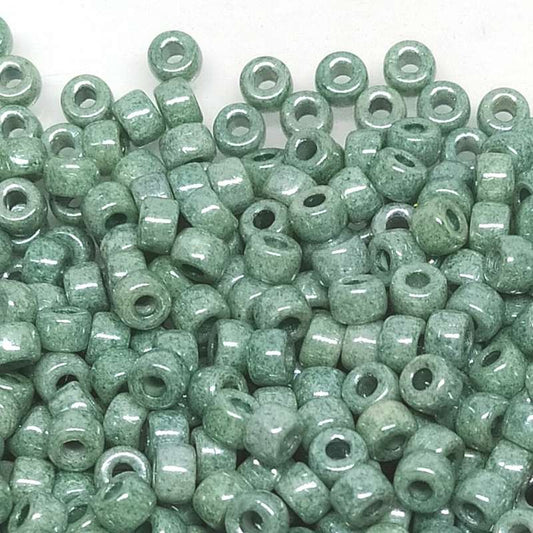 6/0 Matubo Beads - Luster Green - 5 gr. -  - Crystaldreams Abalorios