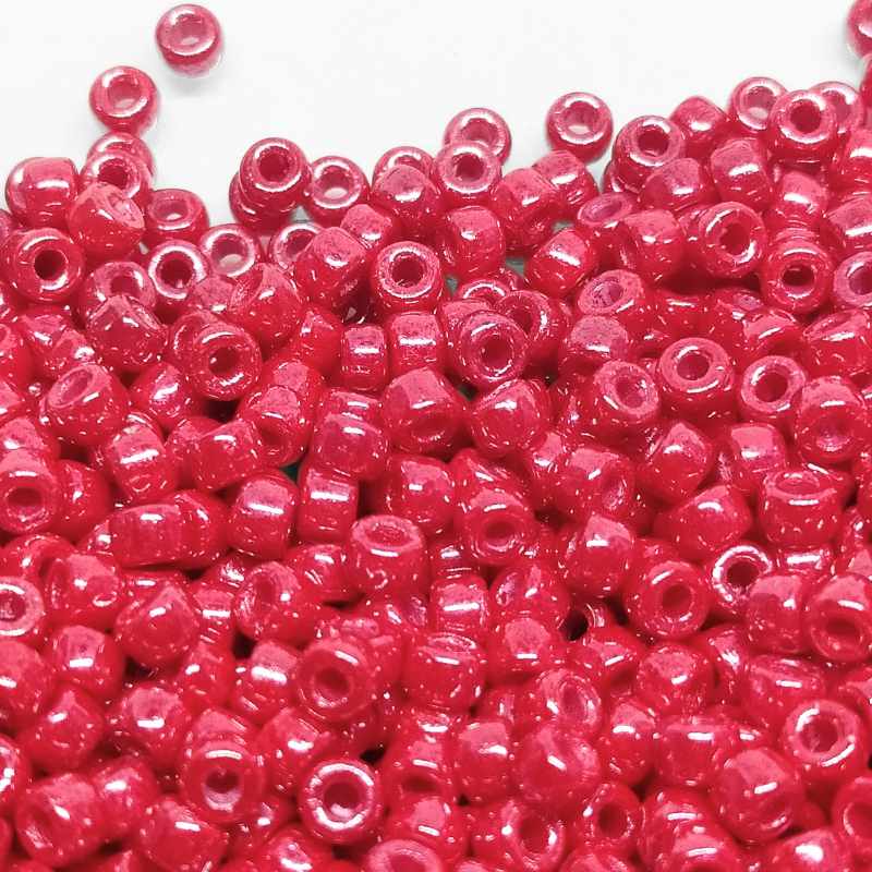 6/0 Matubo Beads - Luster Opaque Red - 5 gr. -  - Crystaldreams Abalorios