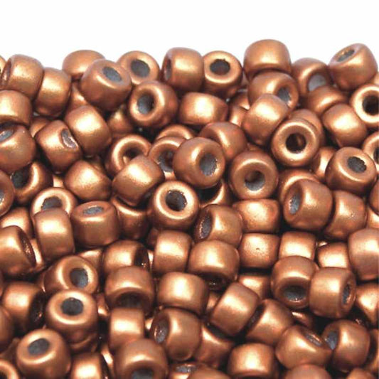 6/0 Matubo Beads - Matte Metallic Copper - 5 gr. -  - Crystaldreams Abalorios