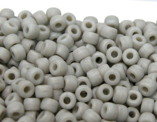 6/0 Matubo Beads - Matte Opaque Grey - 5 gr. -  - Crystaldreams Abalorios