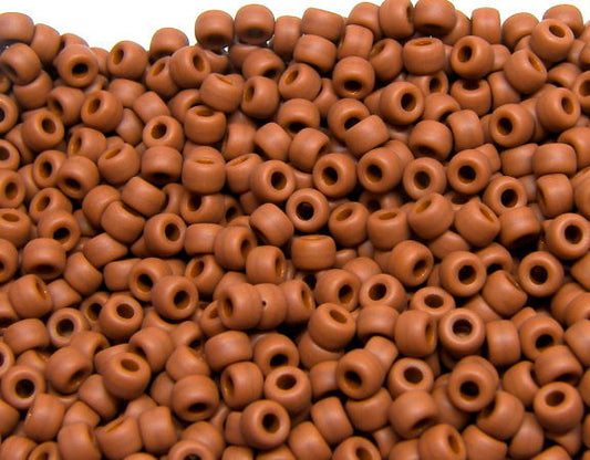 6/0 Matubo Beads - Matte Opaque Umber - 5 gr. -  - Crystaldreams Abalorios