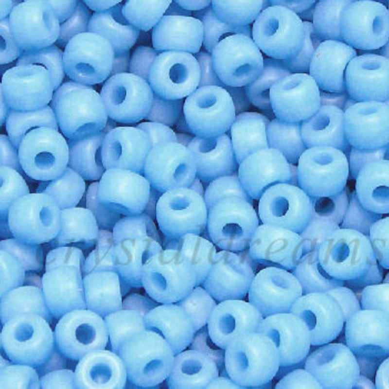 6/0 Matubo Beads - Matte Turquoise Blue - 5 gr. -  - Crystaldreams Abalorios