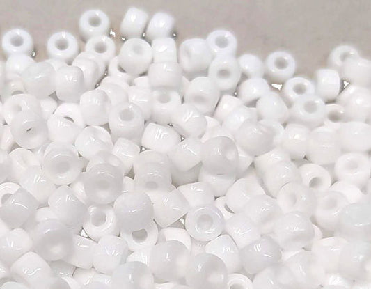 6/0 Matubo Beads - Opaque White - 5 gr. -  - Crystaldreams Abalorios