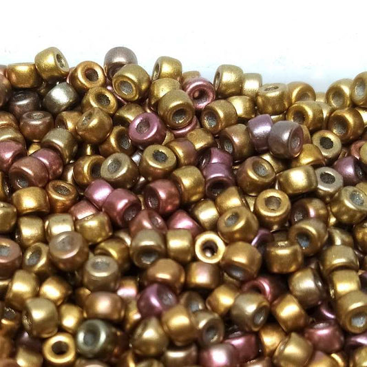 6/0 Matubo Beads Rocallas- Bronze Rainbow - 5 gr. -  - Crystaldreams Abalorios