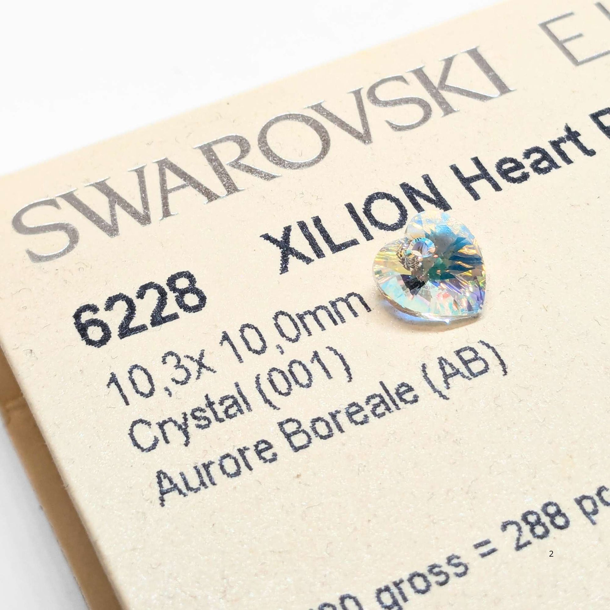 abalorios Swarovski Elements corazón