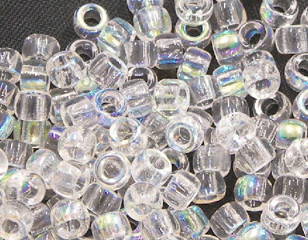 7/0 Matubo Beads -  Crystal AB - 5 gr. -  - Crystaldreams Abalorios