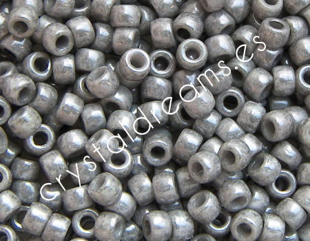 7/0 Matubo Beads - Opaque Grey Ceramic Look - 5gr. -  - Crystaldreams Abalorios