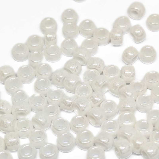 7/0 Matubo Beads - Opaque White Ceramic Look- 5gr. -  - Crystaldreams Abalorios