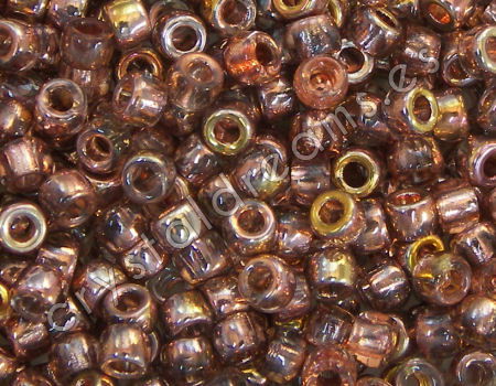 7/0 Matubo Beads - Rosaline Capri Gold - 5 gr. -  - Crystaldreams Abalorios