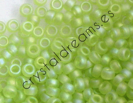 8/0 MIYUKI - rocalla - Trasparent Chartreuse AB - 1gr. -  - Crystaldreams Abalorios