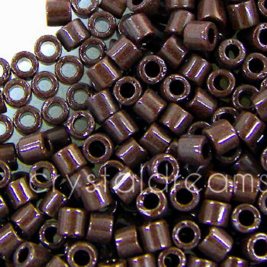 8/0 MIYUKI delica  - Opaque Chocolate Brown - 1gr. -  - Crystaldreams Abalorios