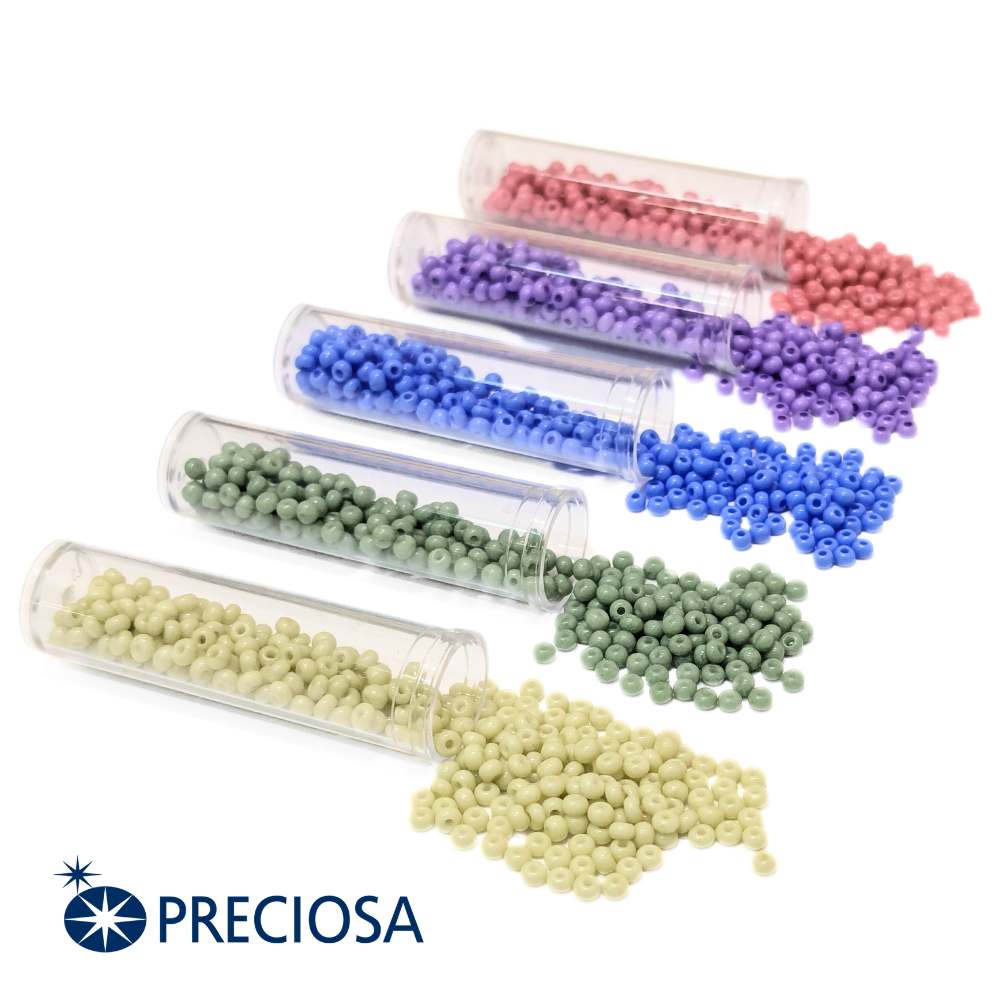 Set de 5 colores de rocallas Preciosa® en Tubos