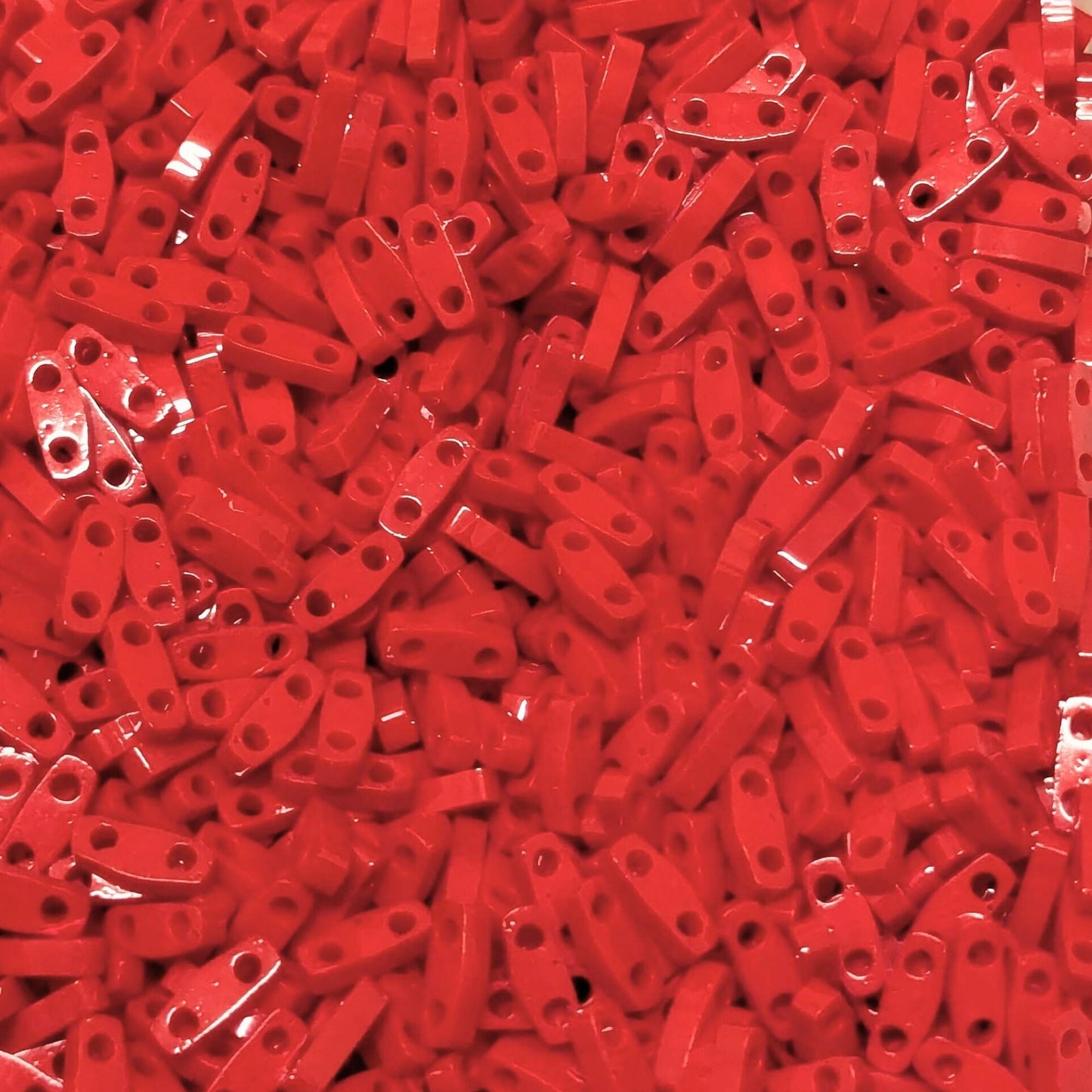 abalorios miyuki opaque red 408