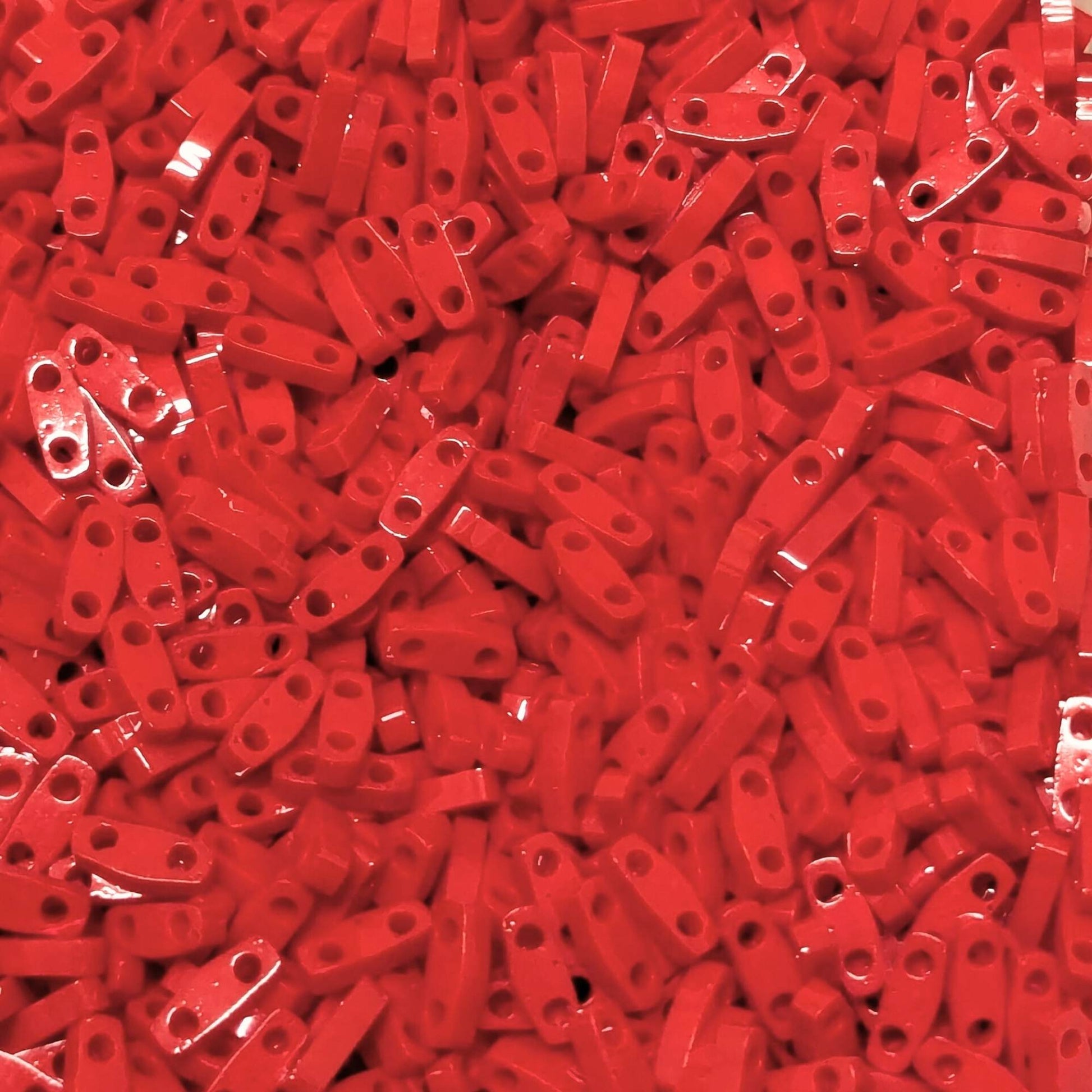 abalorios miyuki opaque red 408