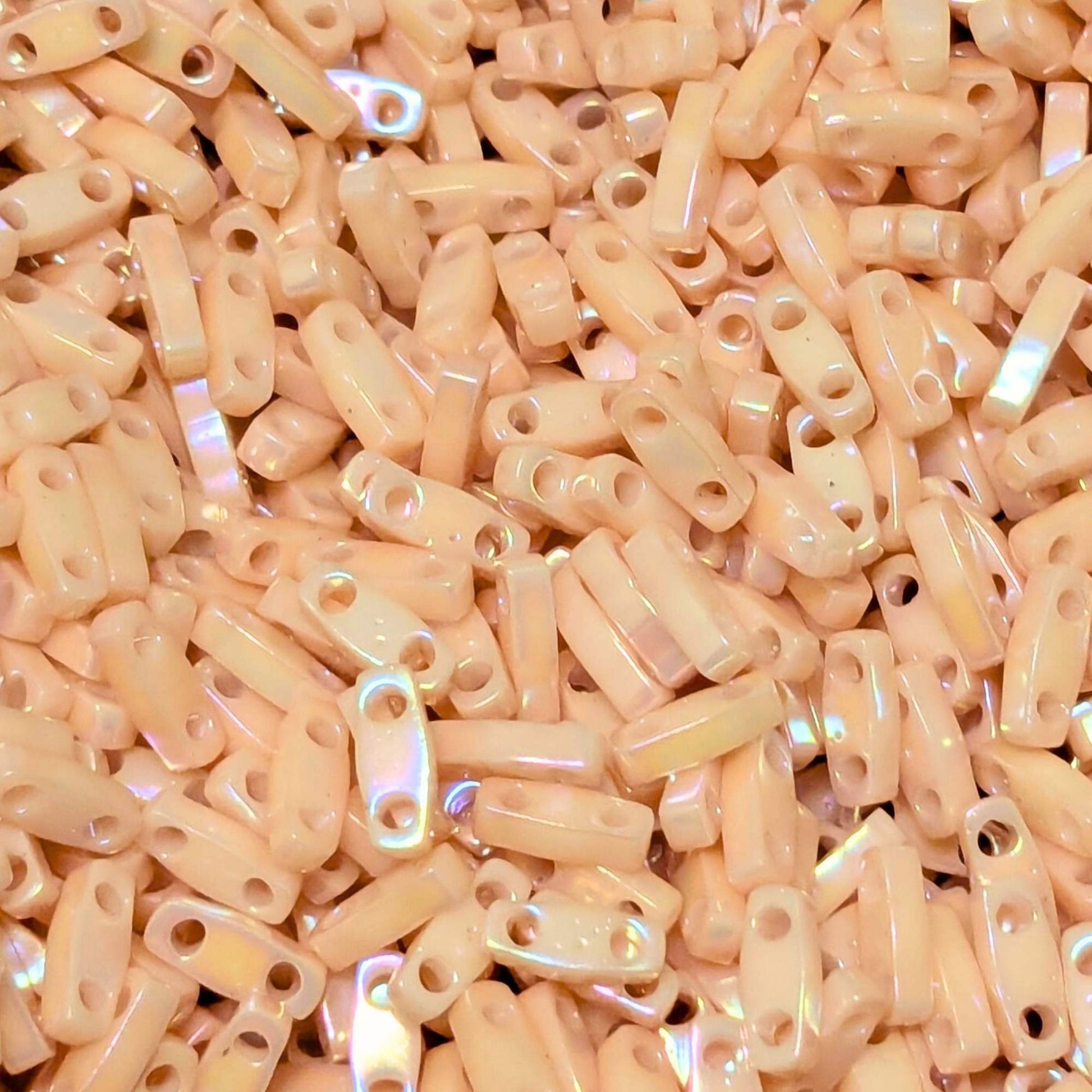 Abalorios miyuki quarter tila Opaque Salmon