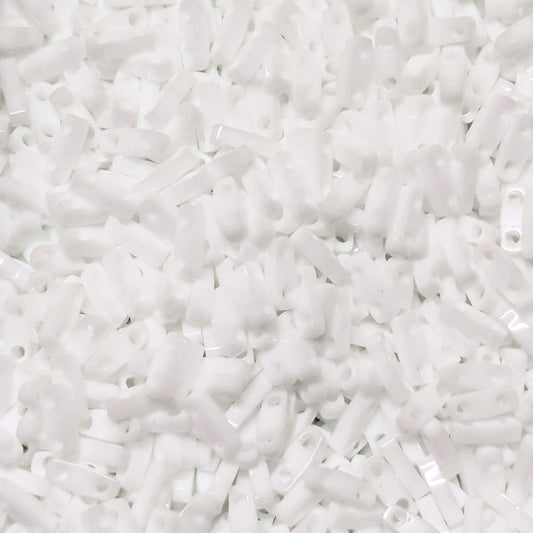 Miyuki Quarter-Tila 5x1,2x1,9mm 1g Opaque White