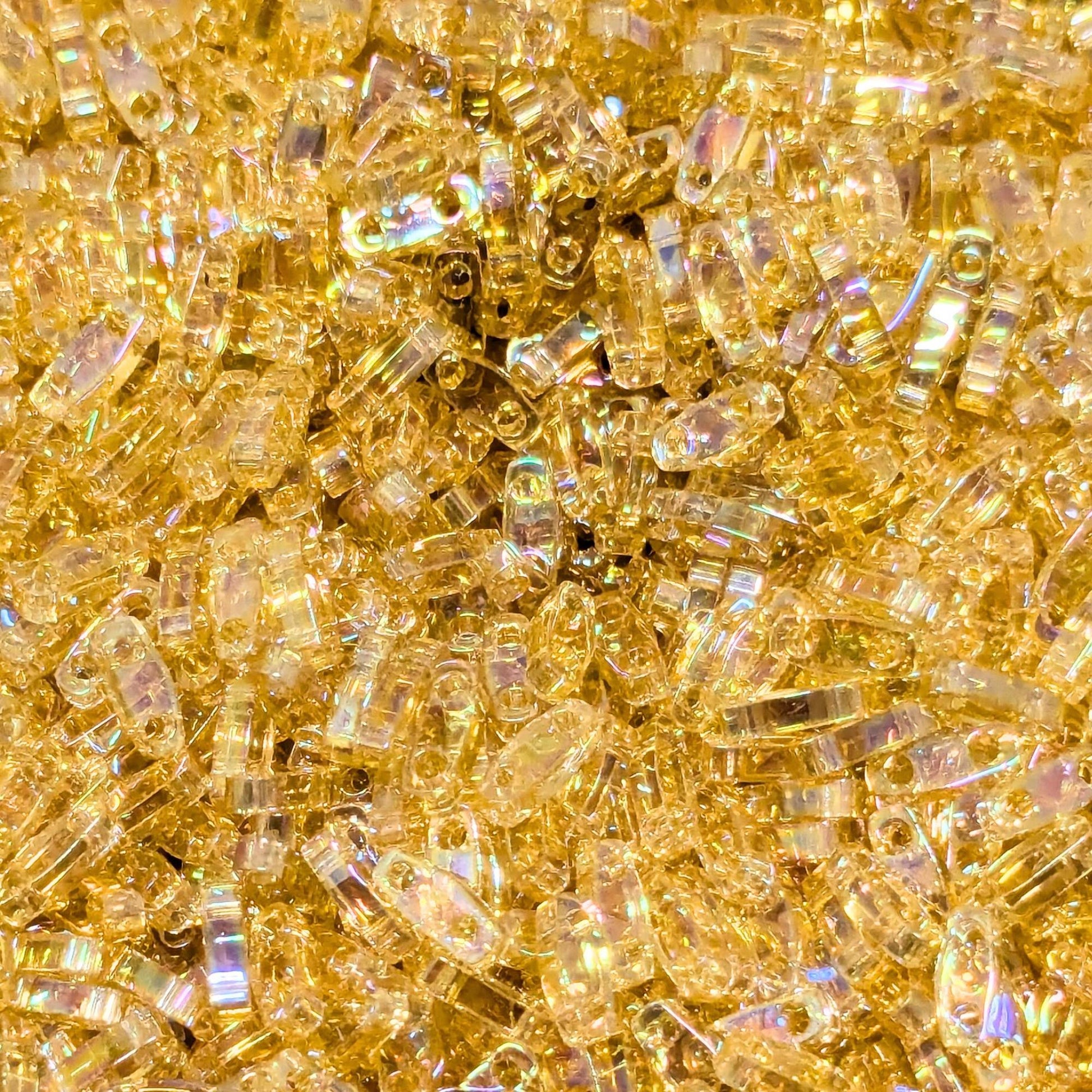 Abalorios Miyuki Quarter Tila Transparent Light Topaz AB