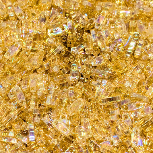 Abalorios Miyuki Quarter Tila Transparent Light Topaz AB