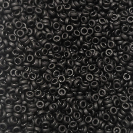 Distanciadores Miyuki 2,2 mm x 1,3 mm Matte Black - Col. 401F