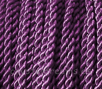 Algodón rayón trenzado 1,5mm - Metal Violet -  - Crystaldreams Abalorios