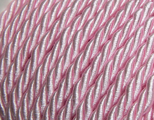 Algodón rayón trenzado 3mm - Light Rose -  - Crystaldreams Abalorios