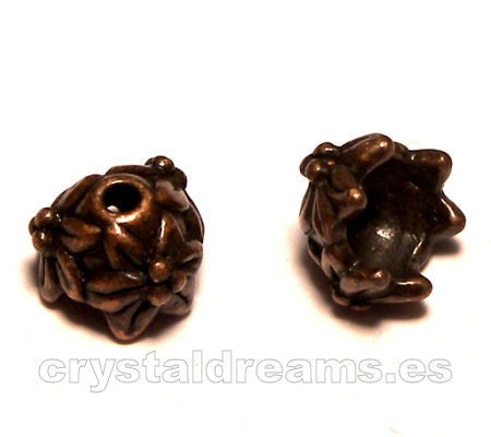 BONETES 8mm Mod. Cobre envejecido -  - Crystaldreams Abalorios