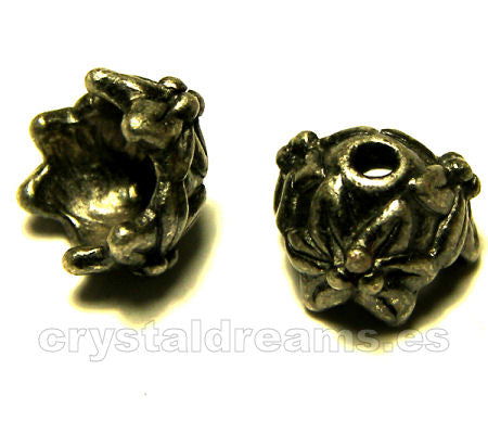 BONETES 8mm Mod. Dark Silver -  - Crystaldreams Abalorios