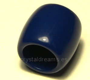 Barrilete 10x10mm Blue - Agujero: 6,5mm -  - Crystaldreams Abalorios