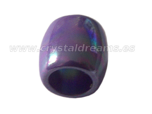 Barrilete 10x10mm Violet AB - Agujero: 6,5mm -  - Crystaldreams Abalorios