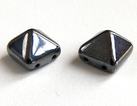 Beadstud Spike 11x11x8mm Agujero:1mm - Hematite -  - Crystaldreams Abalorios