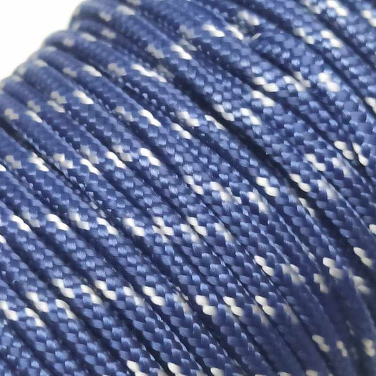 Bobina 20 m. Cordon tejido paracord poliéster 2mm Navy -  - Crystaldreams Abalorios